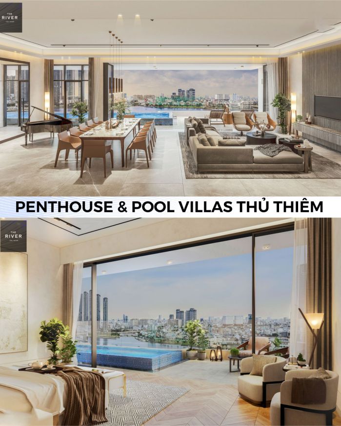 Penhouse và pool villas thủ thiêm